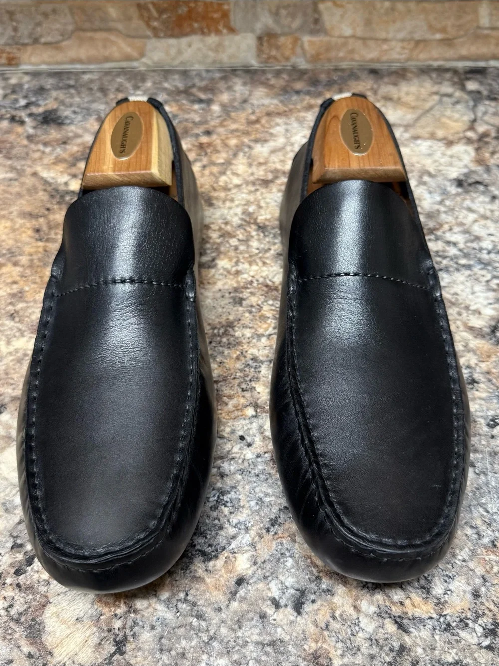 Gucci Driving Shoe Black Size 8.5 D 110 0259 Excellent Condition